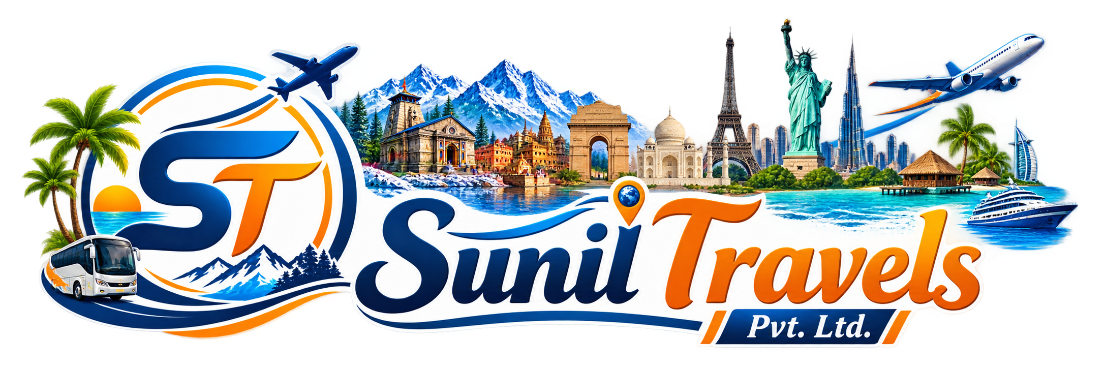 sunil travels logo